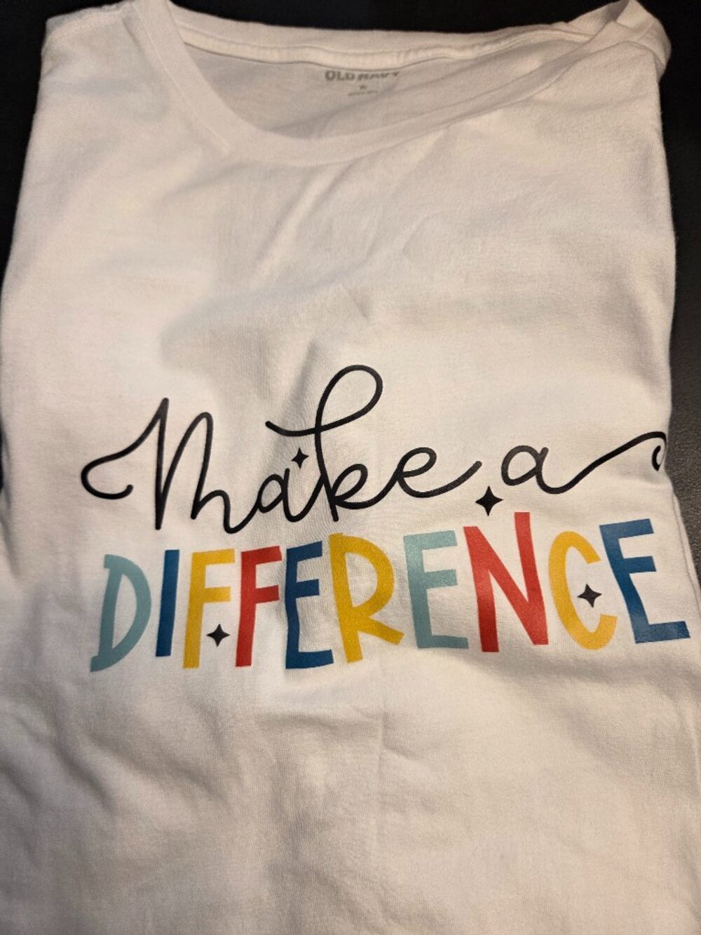 "Make a difference" Teacher T-shirt